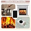56 PCS Match Striker Stickers, 1 Match Striker Paper with Adhesive, Ideal for Fireplace Matches