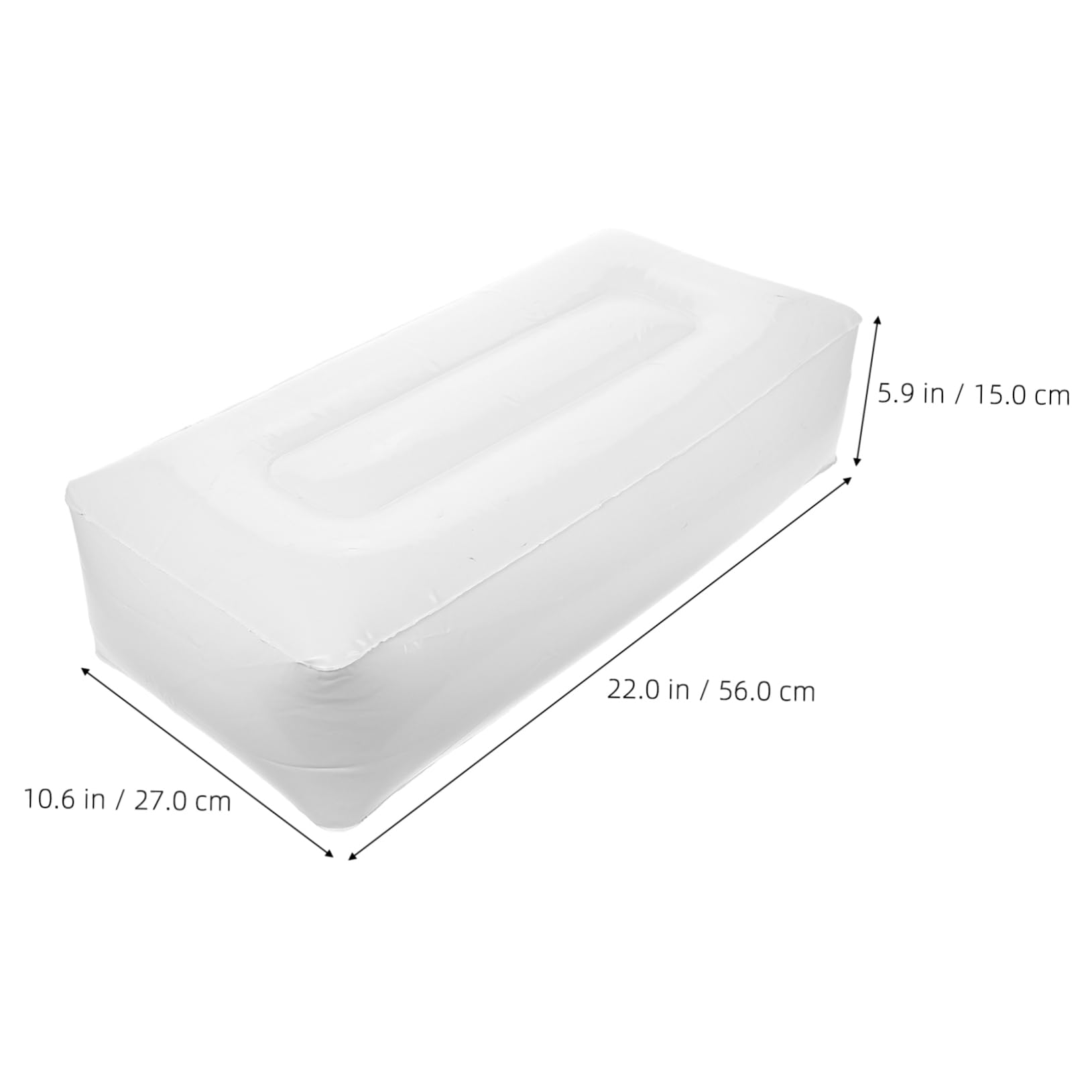 BRIGHTFUFU Multi-use Inflatable PVC Seat Cushion Boat Seat for Kayak Paddleboard Flotation