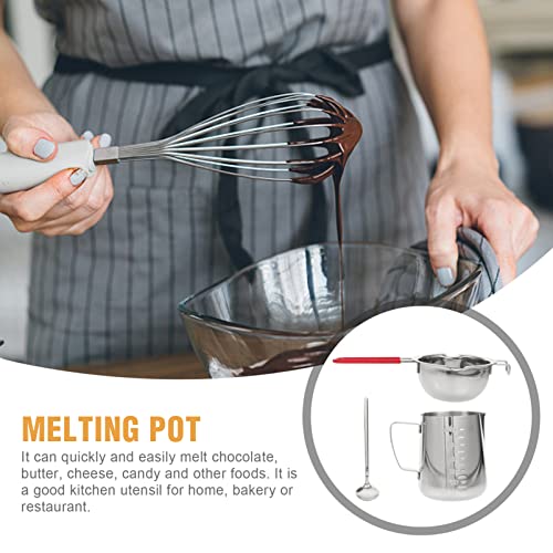 Casserole à fromage PRETYZOOM avec manche ergonomique et bec verseur intégré