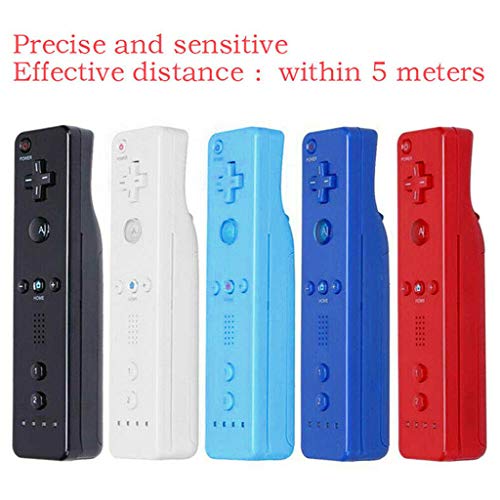 Portable ABS Home Wireless Remote Control Motion Sensitive Controller Gaming Control for Wii Wii U Wiimote Console Accessories Wii Mote Home Portable Remote Control