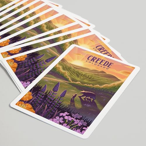 Baraja de Póker Lantern Press Creede Colorado 52 cartas miniatura 5