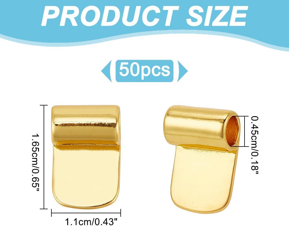 arricraft 20 Pcs Glue on Bails, Silver Glue-On Flat Pad Bails with Loop Wide Pad Brass Spoon Bails Pendants Charms Connector Hanger for DIY Pendant Necklace Jewelry Making 11x16.5mm - Image 2