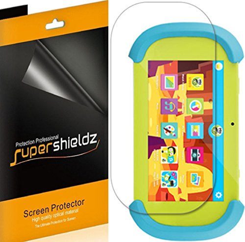 [3-Pack] Ematic PBS Kids reproducción Pad 7 "Protector de pantalla, Supershieldz anti-glare y anti-fingerprint (mate) Shield + vida reemplazos warranty- paquete al por menor