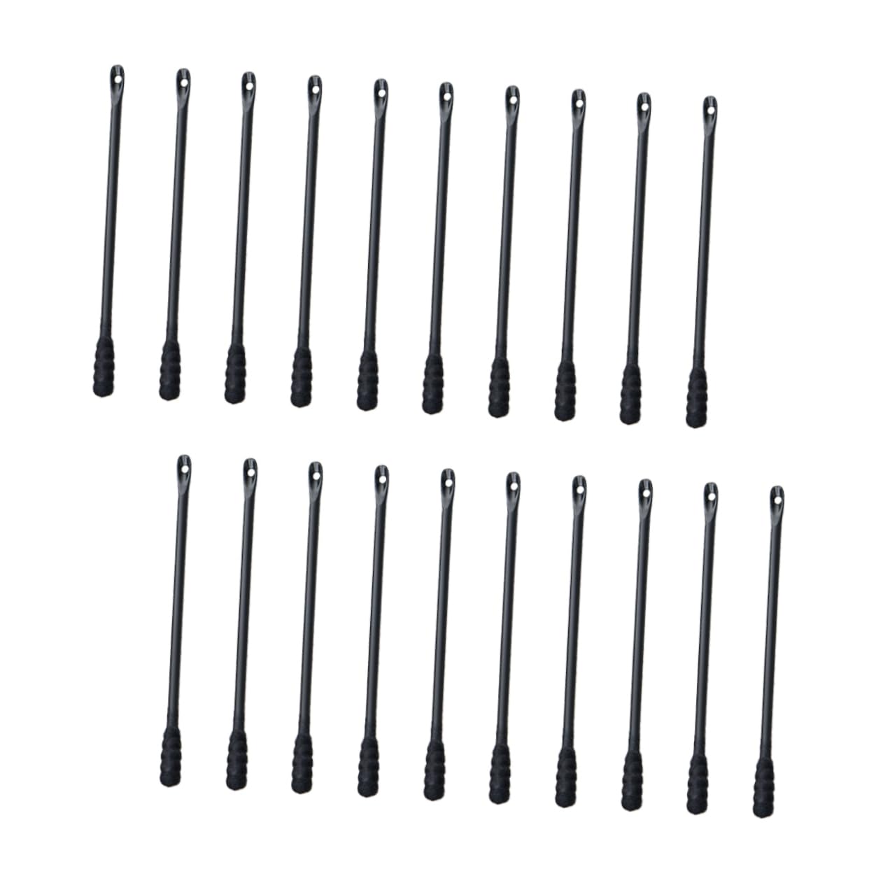 IWOWHERO 100Pcs Double Headed Cotton Stick Ear Spoon for Safe Ear Cleaning Individually Packaged Soft Cotton Material Comfortable for Adults