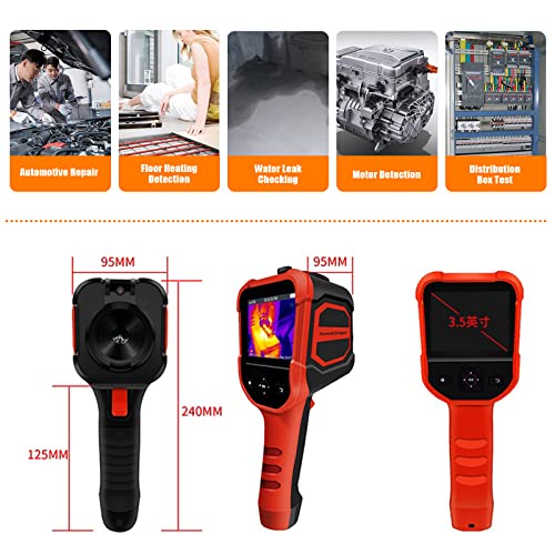 Image of BTMETER Thermal Imaging Camera Gun, Infrared Temperature Imager 300,000 Pixels with 220 x 160 IR Resolution 6G Image Storage Measure Temp -4F~626F