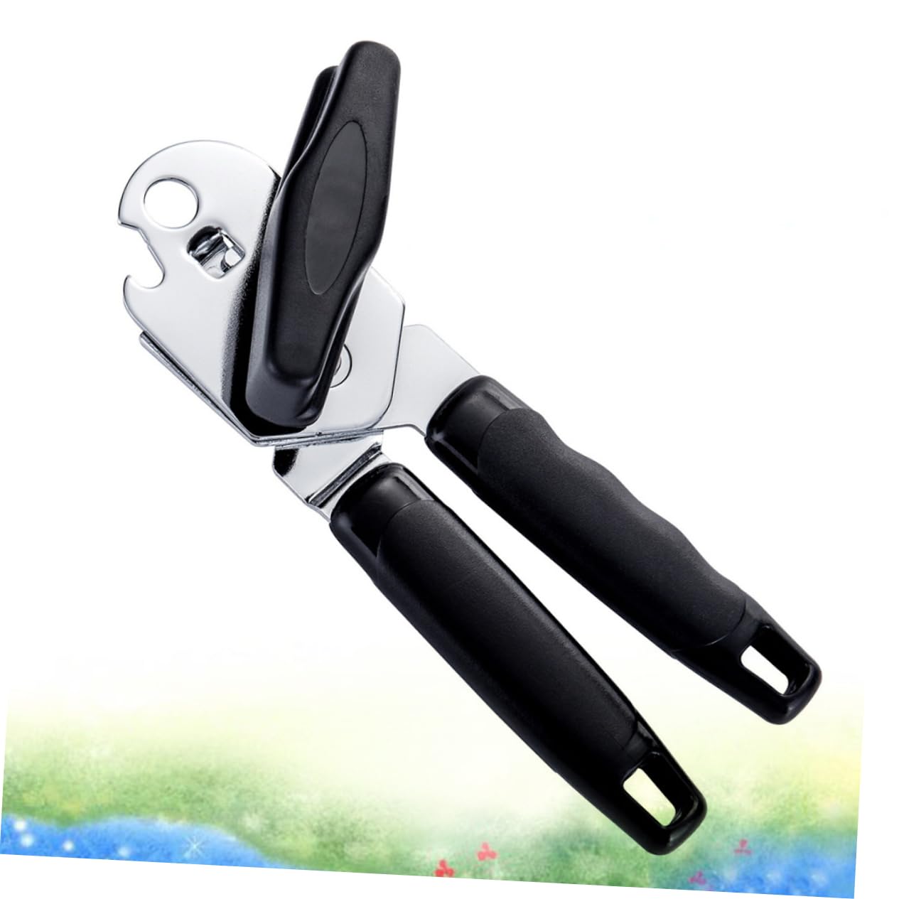 VINTORKY Handheld Can Opener Bottle Opener Compact Can Lid Cutter and Stainless Steel Material for Easy Use