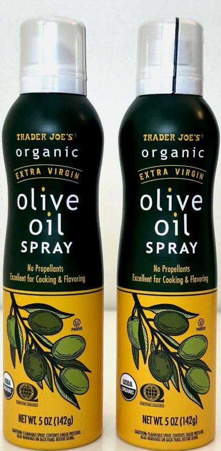 2-Pack Trader Joe's Organic Extra Virgin Olive Oil Spray 5 oz ea