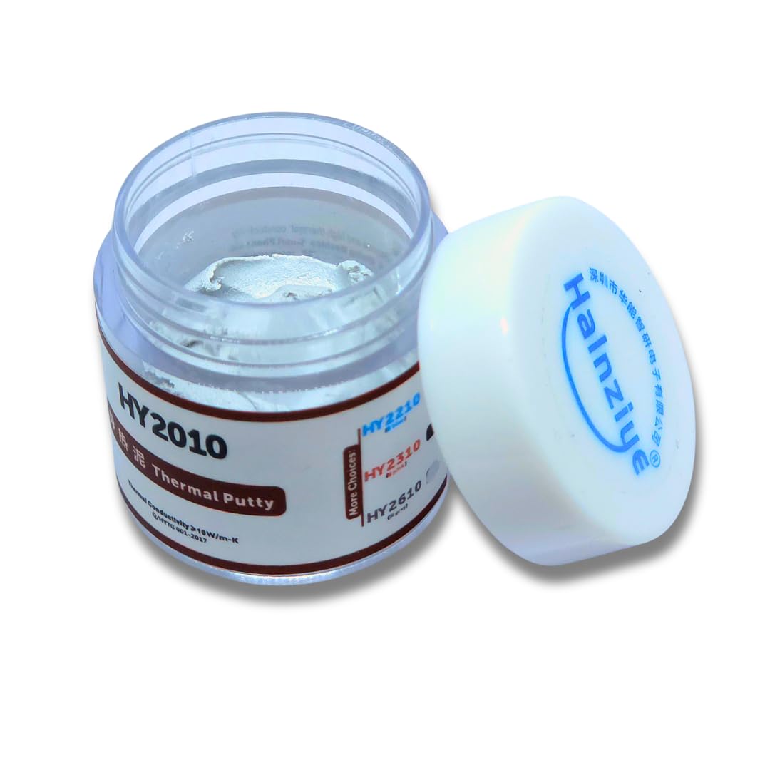 HY2010 10 W/m-K Extreme Thermal Putty with Spatula for High Performance Laptops, PCs, Electronics, LEDs, etc. (HY2610 Gray, 20g)-image-43