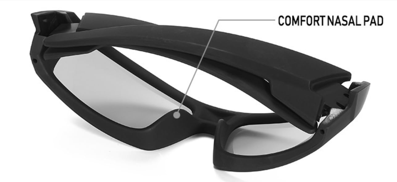 Occhiali da sole sportivi polarizzati da uomo e donna, protezione UV400, occhiali sportivi per ciclismo, guida, pesca, pickleball
