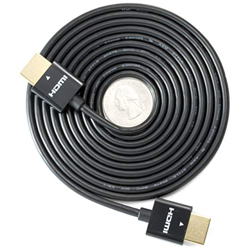 Câble HDMI haute performance Ntw ultra fin pour cinéma maison discret