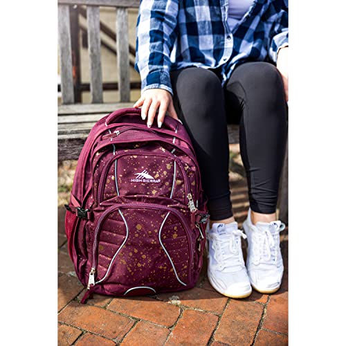 Image of High Sierra Swerve Laptop Backpack, One Size, Copper Splater /Maroon