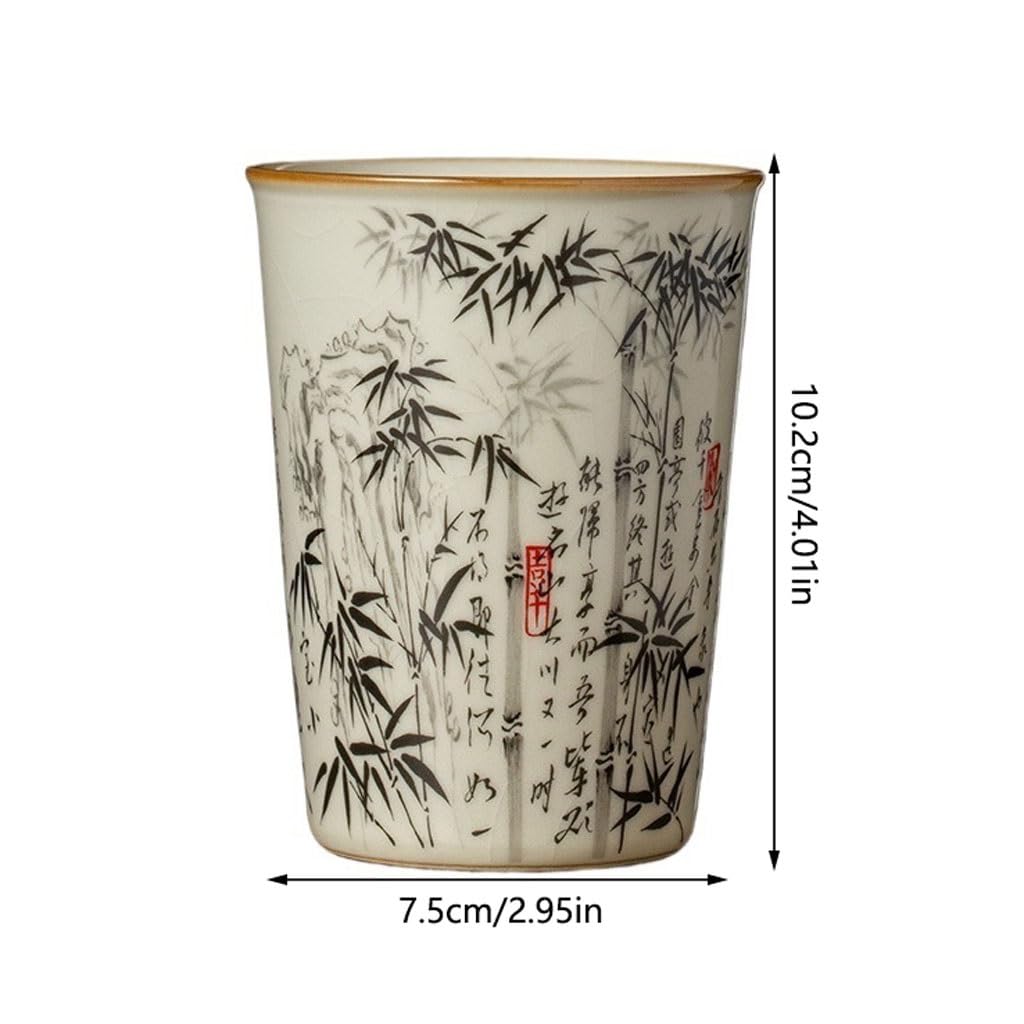 Ceramiczny kubek do herbaty, ręcznie robiony zestaw do herbaty Kung Fu, kubek do herbaty, osobisty, duża pojemność, kubek do picia, kubek do herbaty, przenośny kubek do herbaty, kubki do herbaty
