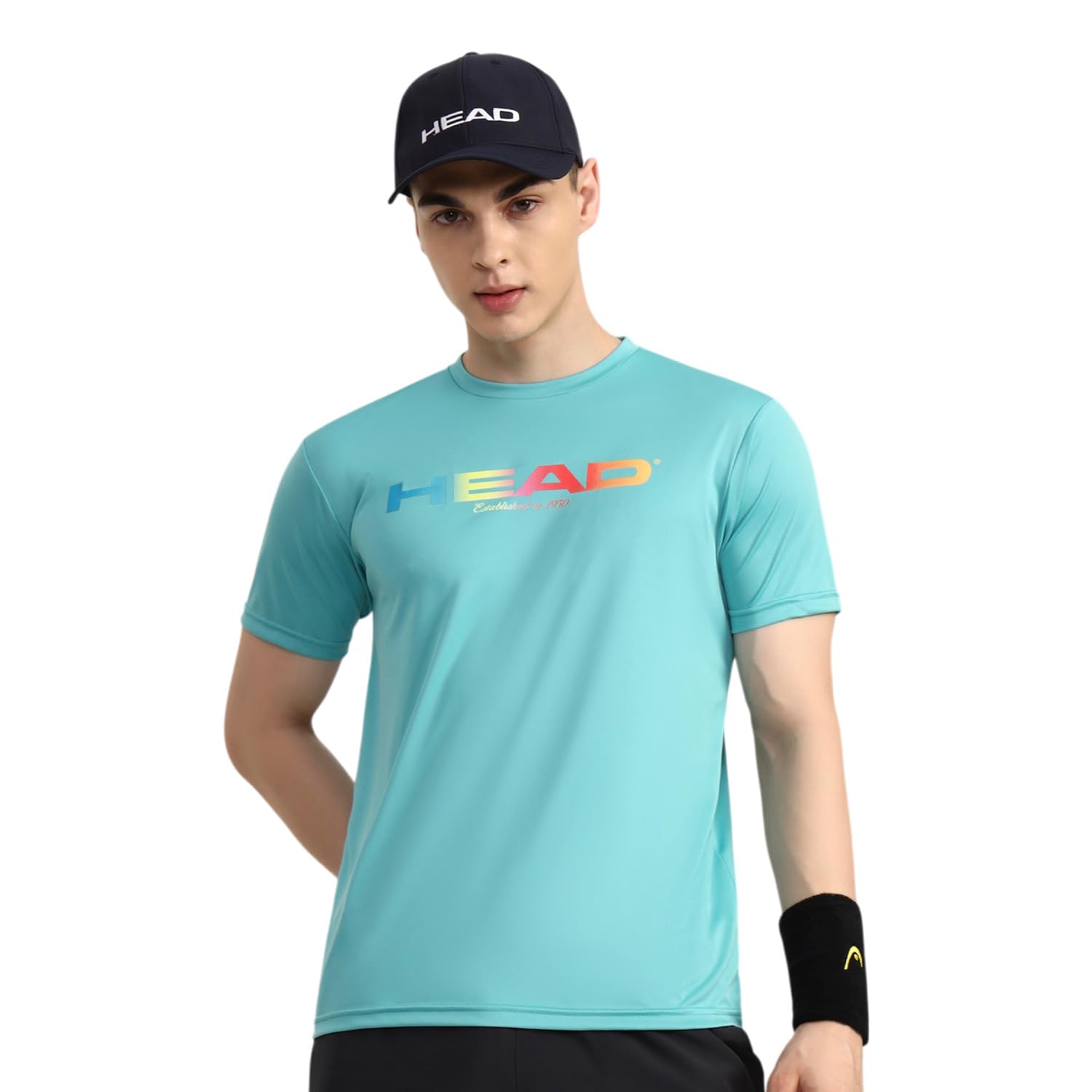 Head HCD-416 Crew Neck Tennis T-Shirt for Mens, Colour - Sea Green-image-16