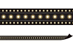 Teacher Created Resources Black Marquee Magnetic Border