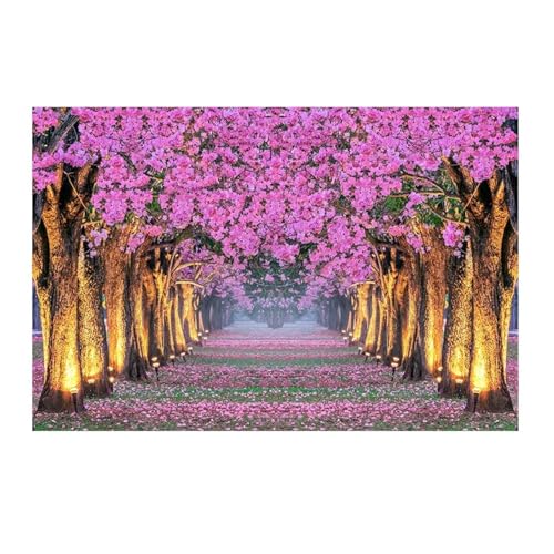 Tableau fleurs de cerisier rose YAJNILUCK cadre affiche décoration salon 20x30