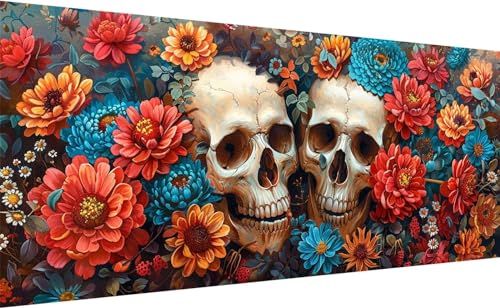 Diamond Painting squelette 195x90cm grand format kit complet de broderie diamant 5D complet S_7