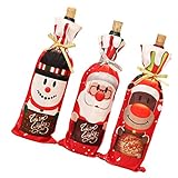 Nett und einzigartig: Jedes Jahr zu Weihnachten Tasche kann eine Flasche Wein sieht so süß und einzigartig hält.
