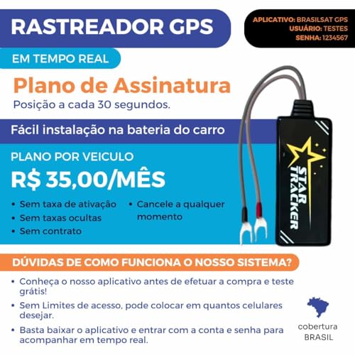 Rastreador Veicular Para Carro Moto Caminhão Com Instalação Simples e Aplicativo em Tempo Real
