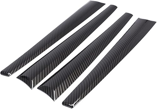 Miniatura 6 de YIWANG Cubierta del panel de decoración de puerta interior de estilo de fibra de carbono 4 piezas para Toyota Hilux 2015-2021 accesorios de coche