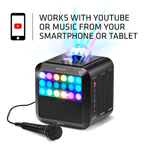 Portable Karaoke Machine SINGSATION Star Burst System Comes w/ 2