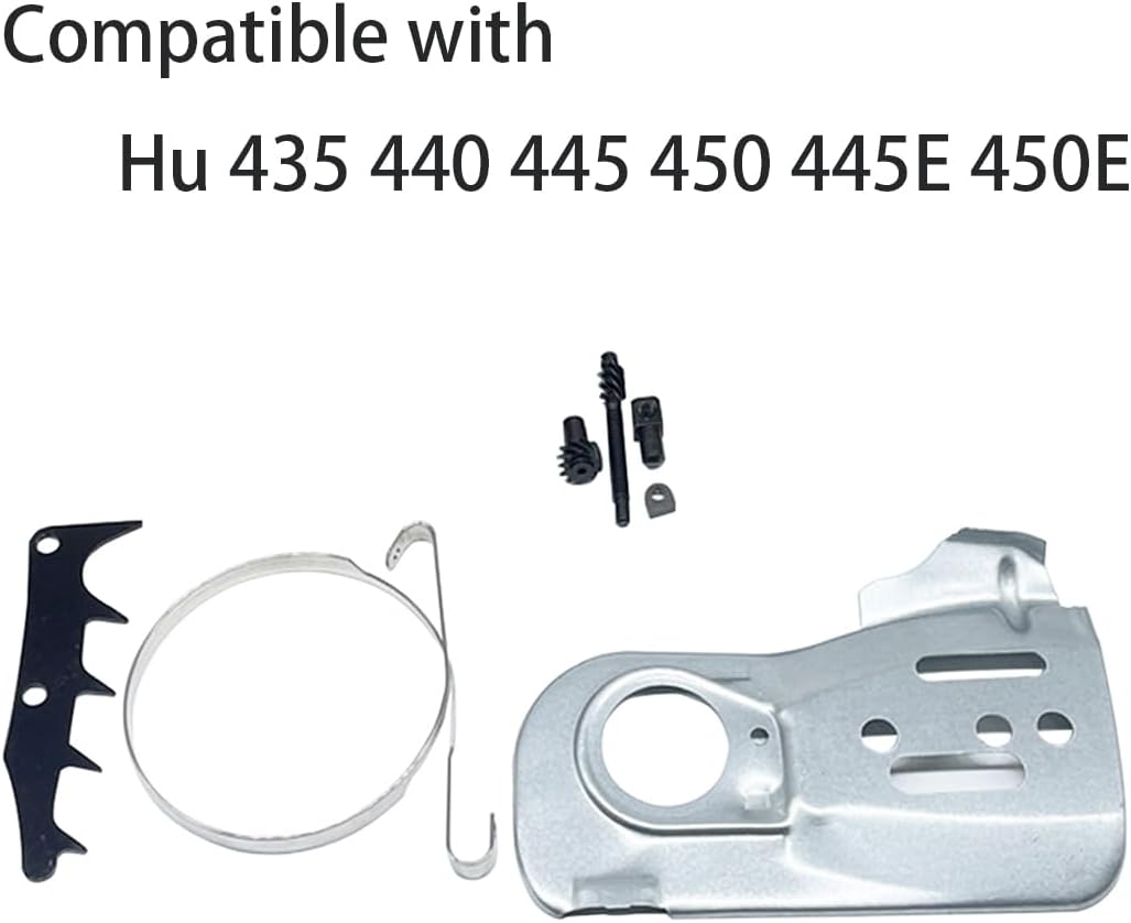 Chainsaw Guide Plate and Baffle Cover Kit, Compatible with Husqvarna 435 440 445 450 445E 450E，replace 358382000 chainsaw 544094001