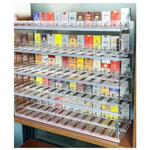 Étagère de rangement pour snacks et cigarettes pour optimiser l'espace du comptoir
