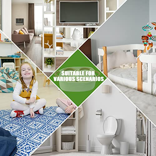 Twira 3-Piece Small Woven Basket, Baby Toy Storage Basket, Cute White Rope Basket For Diapers, Towels, Snacks, Dog & Cat Toy Box With Handle, Empty Decorative Gift Basket For Bedroom, Nursery (White ＆ Grey) #TOP5