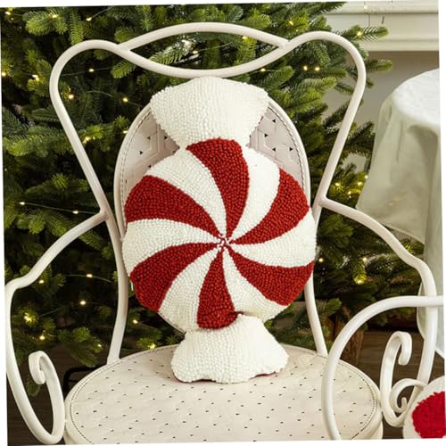 Coussin bonbon de Noël UPKOCH, le cadeau idéal pour décorer une chambre - 6