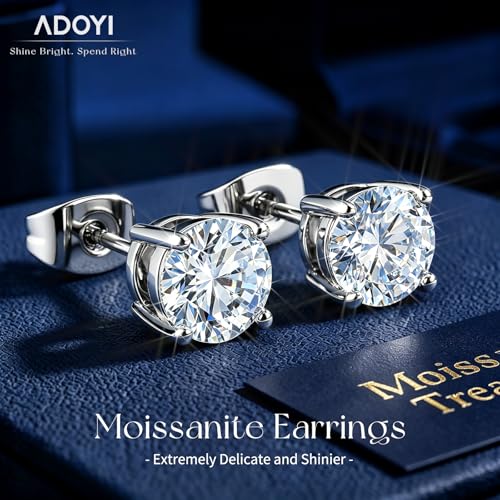 Moissanite Diamond Stud Earrings COUPON USE DROPS TO TO COUPON AND USE THE PROVIDED MORE OPTIONS AVAILABLE) - image 8