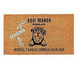 regalo rottweiler torino Resistente y Duradero: Perfecto para exterior cubierto, interiores y pasillos. Este felpudo de alta calidad es la fusión ideal entre estilo y funcionalidad. Una alfombra de entrada duradera.