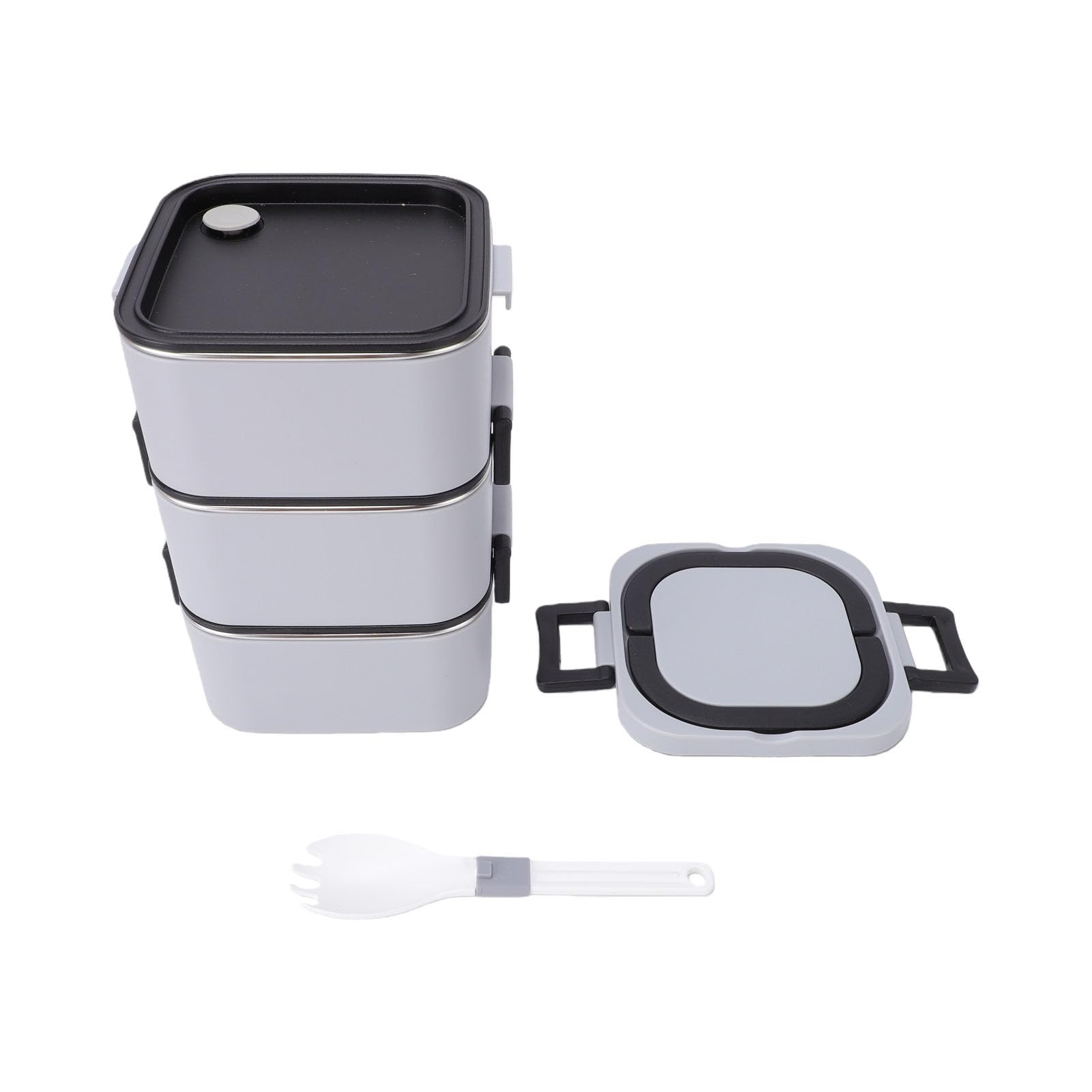 Contenitore per Pranzo in Acciaio Inossidabile, Capacità 2100ml