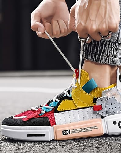 Niepce Inc Streetwear Patchwork Breathable Men's Fashion Casual Sneakers2