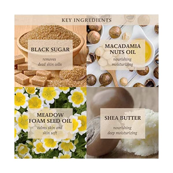 SKIN-FOOD-Black-Sugar-Mask-Wash-Off-352-fl-oz100g-Black-Sugar-Scrub-Sugar-Face-Scrub-to-Hydrate-and-Nourish-the-Skin-Exfoliating-Sugar-Scrub-Facial-Mask-Wash-Off-Sugar-Scrub SKIN FOOD Black Sugar Mask Wash Off 4.05 fl. oz.(120g) - Black Sugar Scrub - Sugar Face Scrub to Hydrate and Nourish the Skin - Exfoliating Sugar Scrub - Facial Mask Wash Off Sugar Scrub