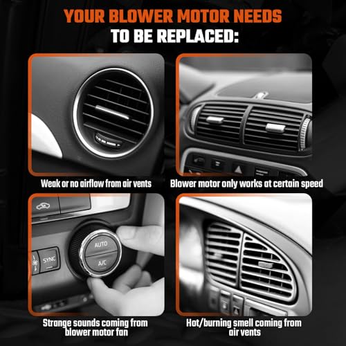 Image of HVAC Blower Motor Fit for Jeep Grand Cherokee 2011-2019, Fit for Dodge Grand Caravan 2008-2020, for Durango 2011-2019, Fit for Chrysler Town and Country 2008-2016 Replaces # 68224166AB