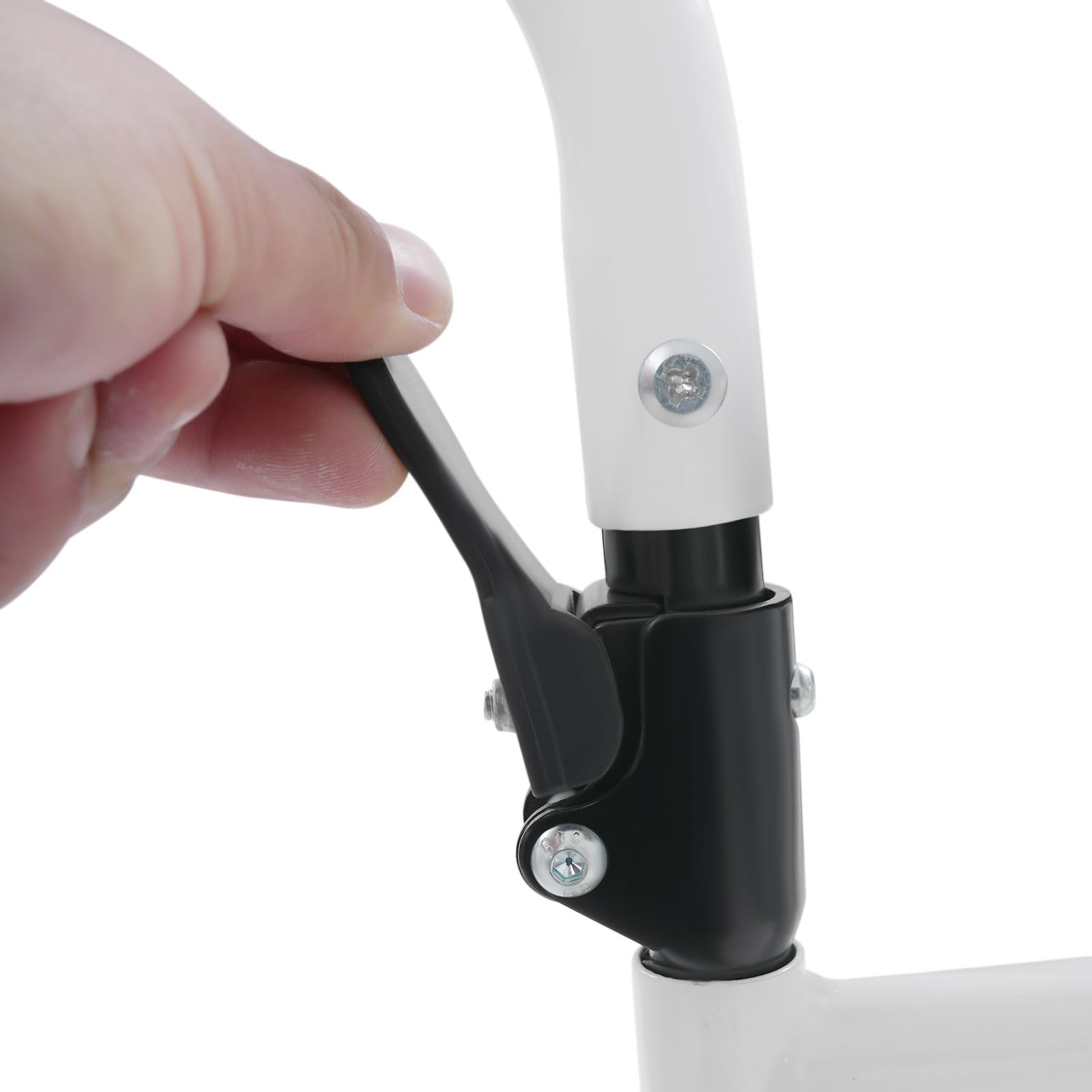 Silla elevadora hidráulica para pacientes, asiento plegable de 180° | Altura ajustable con cinturón de seguridad y soporte de infusión para familias y hogares de ancianos