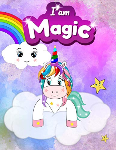 Primary Composition Notebook Grades K-2 Unicorn: Dotted Midline and Drawing Space for Early Childhood to Kindergarten - 100 story pages for learning how to write and draw Story Journal