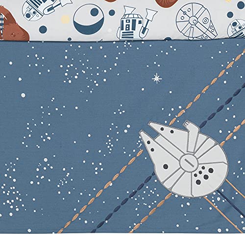 Image of Lambs & Ivy Star Wars Signature Millennium Falcon 3-Piece Baby Crib Bedding Set