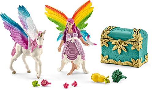 Preisvergleich Produktbild Schleich 41440 - Regenbogenelfe Lis mit Pegasus Fohlen