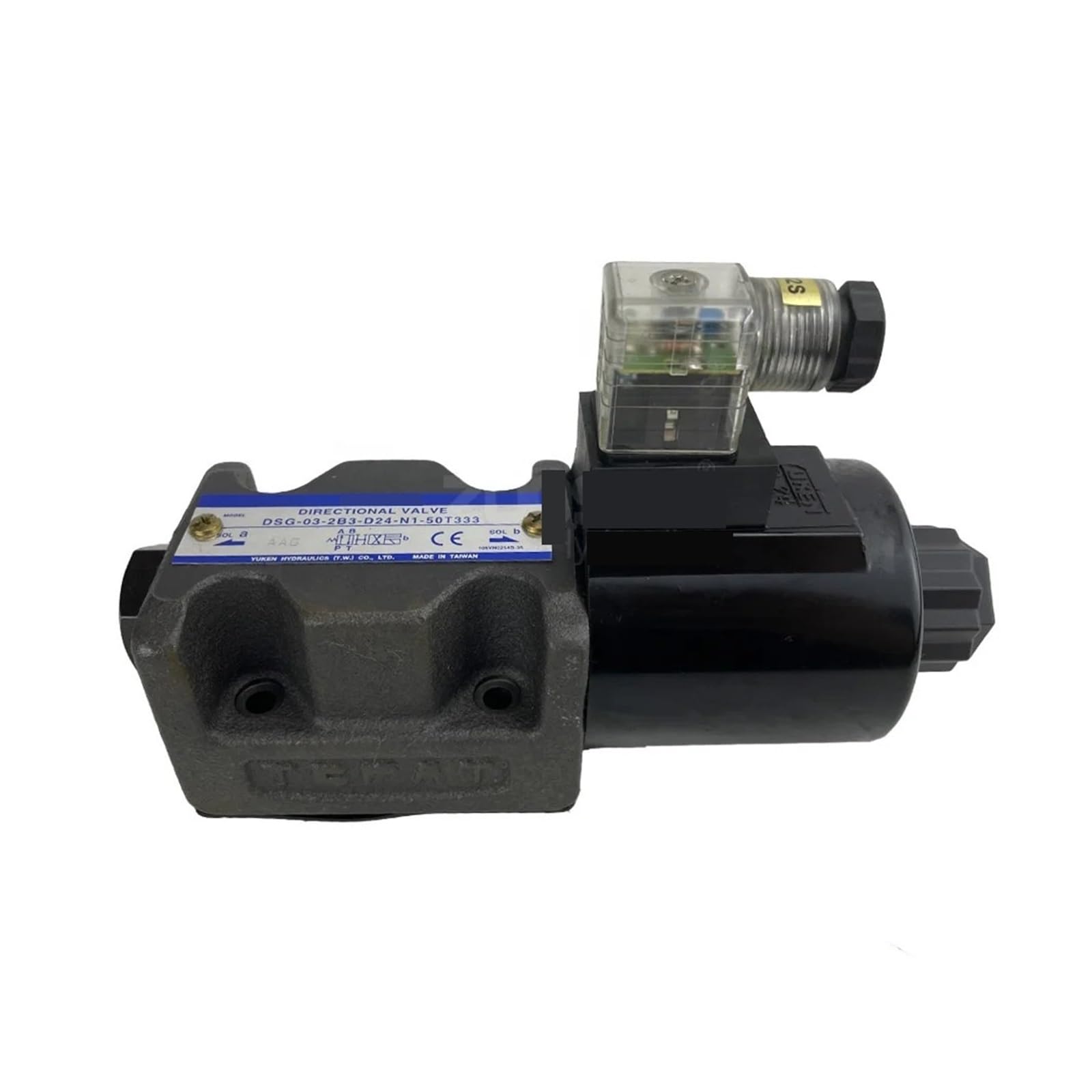Vanne hydraulique D1SG-03-3C60-D24 pour circuits haute pression industriels