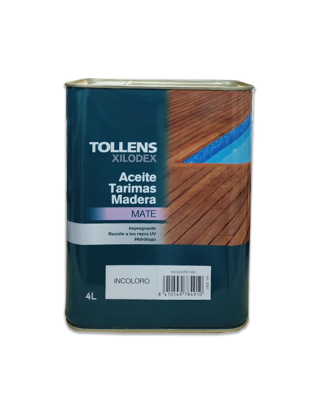 Tollens Aceite Tarima Madera Incoloro 4 Lt