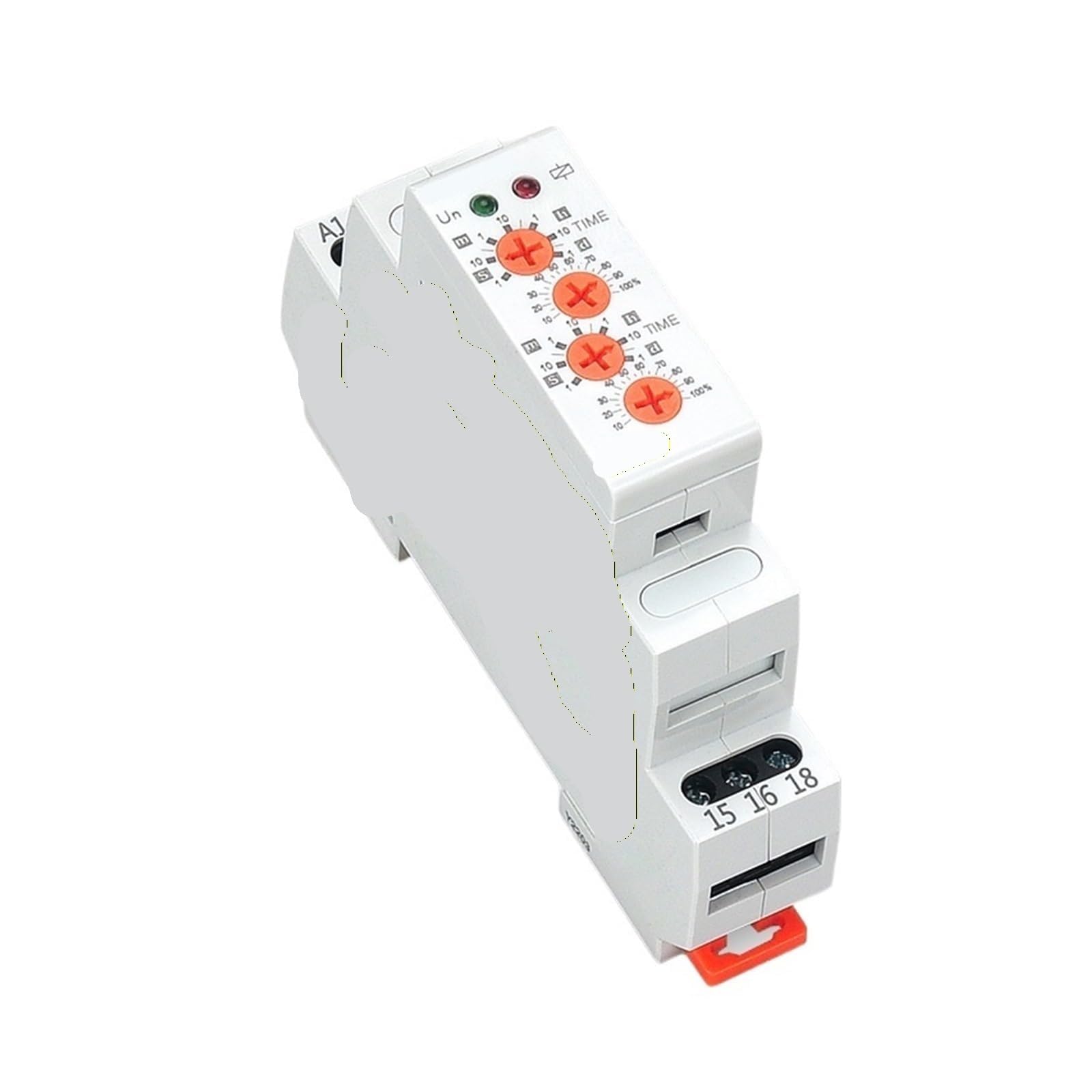 DE-BL-an Relè temporizzatore periodico asimmetrico 12V 24V 220V 230V AC/DC tempo modulare ripetibile elettronico, tipo guida DIN