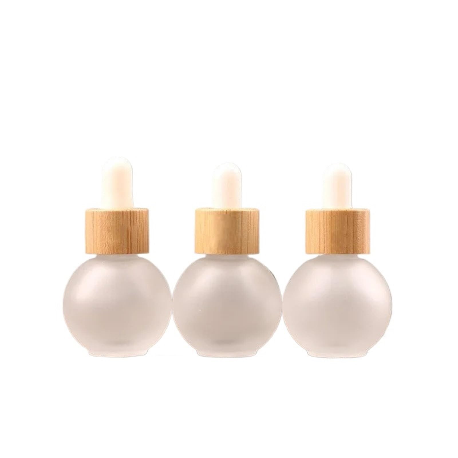 Gotero Botella cuentagotas recargable, aceite esencial esmerilado, líquido de vidrio, gota 20ml for botellas pipeta masaje(30pcs)
