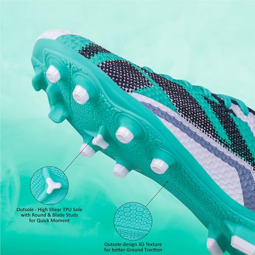 Image of Nivia Dagger Football Studs for Men | Better Control and Lightweight Comfort | First Choice for Performance-Driven Players | Football Shoes | Sports Shoes for Men