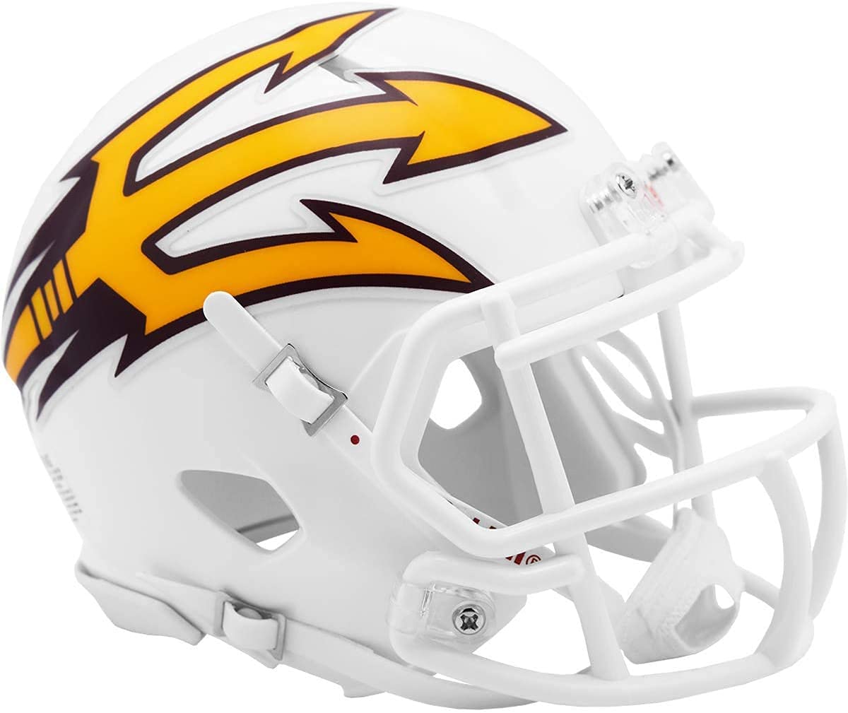 Riddell NCAA Arizona State Sun Devils White Fork Speed Mini casco de fútbol