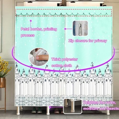 Armarios de tela perfectos para el almacenamiento portátil en tu dormitorio 4