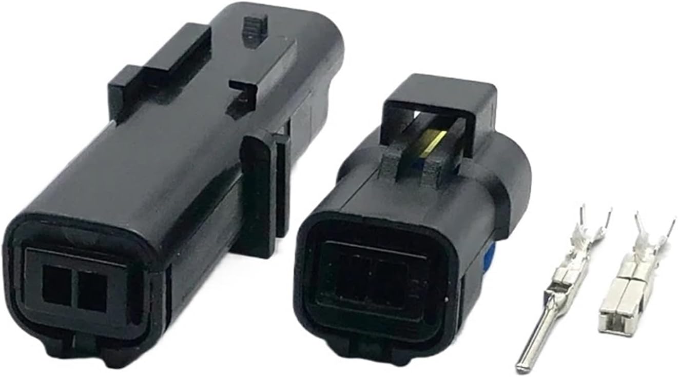 1 Set 2 Pin Automotive Connector Lamphold Light Socket for CON-391 Turn Signal Plug 211PC022S0049 211PL022S0049(Lavender,1 Set)