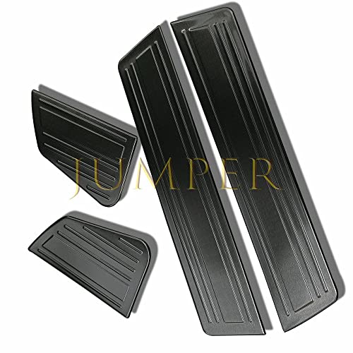 スズキ DA17W エブリィワゴン ドア スカッフ プレートガード 4枚セット ブラックヘアライン エブリィ内装パーツ 傷隠し 傷防止 ステンレス ガーニッシュ