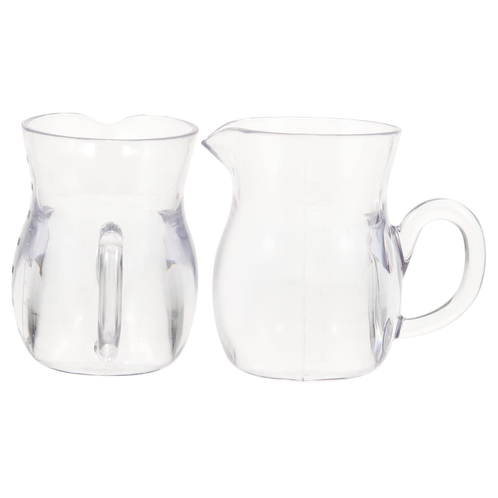 FUNOMOCYA 2pcs Acrylic Wine Dispenser Divider Clear Wine Dispenser Red Wine Jug Wine Decanter for Bar Mini Creamer Pitcher Spirits Dispenser Tea Gravy Boat Transparent re-usable