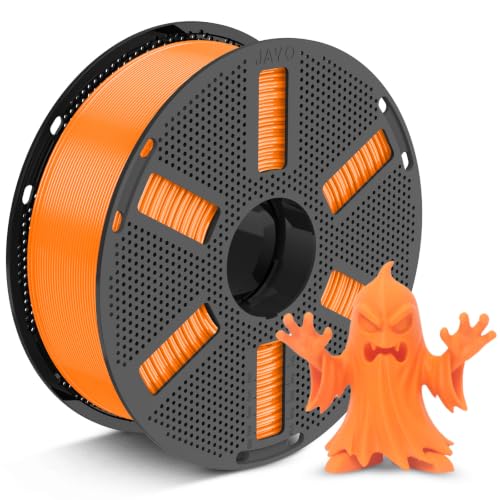 Image of JAYO PETG 3D Printer Filament 1.75mm, 1.1kg Reusable Spool, Orange