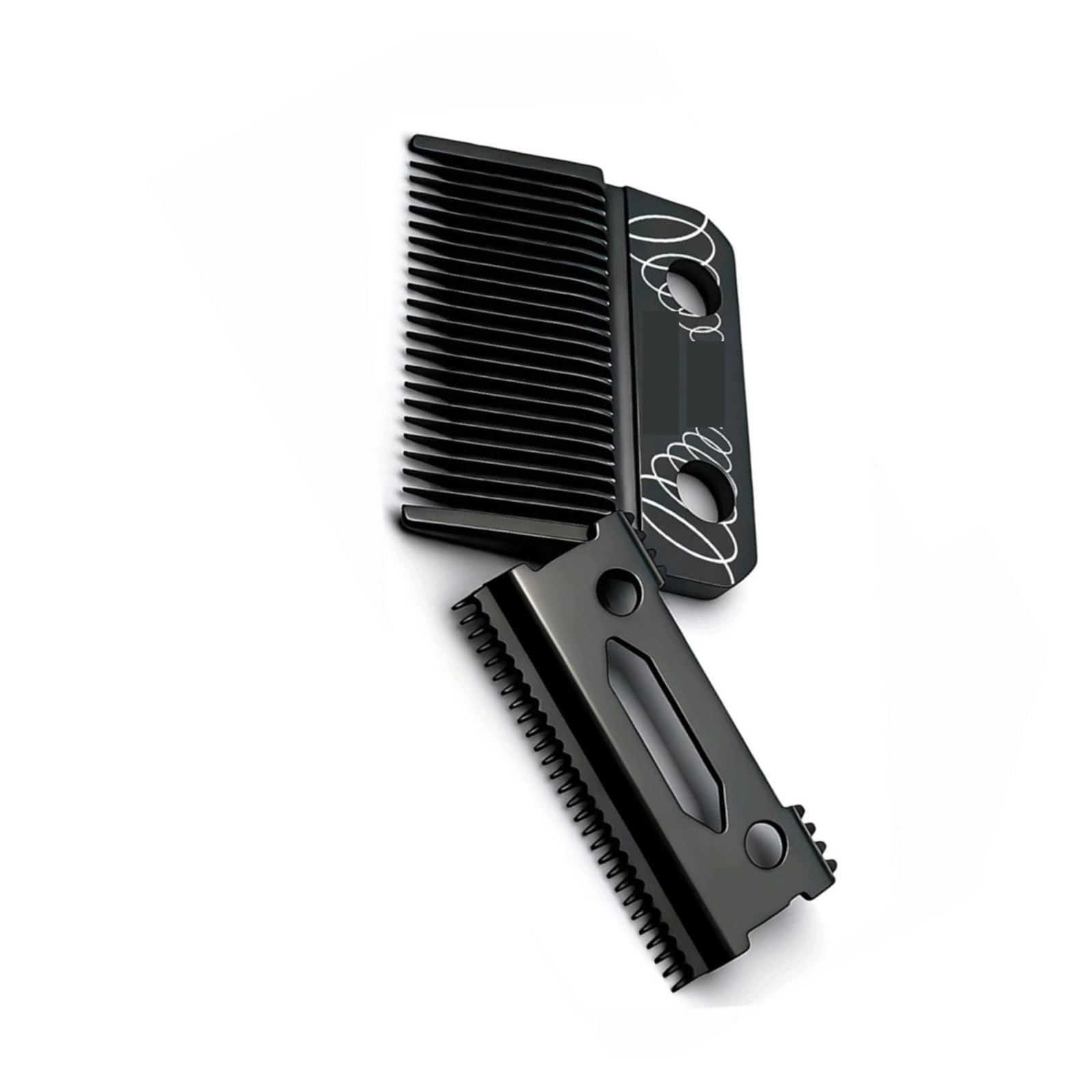BRDCLIP ECHO Crunch Blade Professioneller Haarschneider Ganzstahl FADE Titan Austauschbarer Schneidkopf, Kompatibel For Madeshow, M10 M5(1PC echo blade)